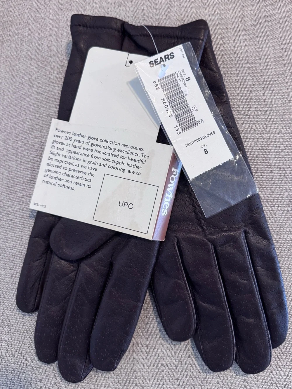 Vintage Dark Brown Leather Women’s Gloves - Fownes